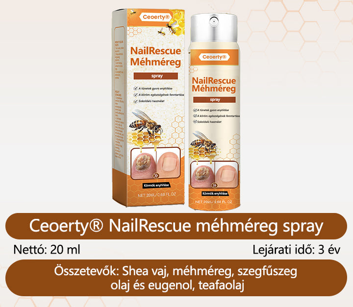 2025🎁 Korlátozott idejű akció 70% kedvezménnyel ️️⏳ Ceoerty® körömgomba spray méhméreggel 💥 2 hét alatt megoldja az összes körömproblémát