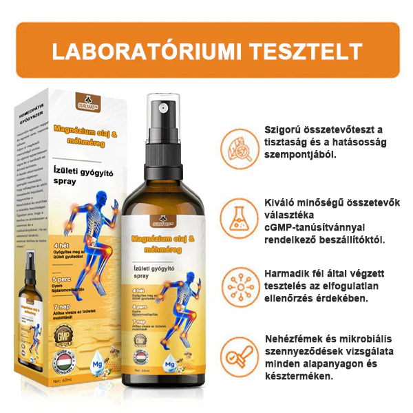 ✅ Hivatalos áruház: Ourlyard™ Magnéziumolaj és Mézes Ízületjavító Spray 👨⚕️ Jóváhagyva a Magyar Gyógyszerészeti és Egészségügyi Minőség- és Szervezetfejlesztési Intézet (OGYÉI) által. 🔥🔥🔥