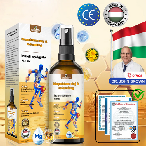 ✅ Hivatalos áruház: Ourlyard™ Magnéziumolaj és Mézes Ízületjavító Spray 👨⚕️ Jóváhagyva a Magyar Gyógyszerészeti és Egészségügyi Minőség- és Szervezetfejlesztési Intézet (OGYÉI) által. 🔥🔥🔥