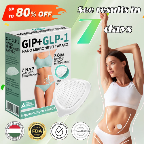 𝗧𝗟𝗢𝗣𝗔® 𝗚𝗜𝗣+𝗚𝗟𝗣-1 Nano Mikrotűs Tapasz👩⚕️ (Fájdalommentes, hosszan tartó hatás, a cukorbetegség, elhízás és szív- és érrendszeri betegségek kezelésére)✅
