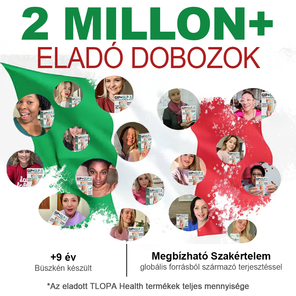 𝗧𝗟𝗢𝗣𝗔® 𝗚𝗜𝗣+𝗚𝗟𝗣-1 Nano Mikrotűs Tapasz👩⚕️ (Fájdalommentes, hosszan tartó hatás, a cukorbetegség, elhízás és szív- és érrendszeri betegségek kezelésére)✅