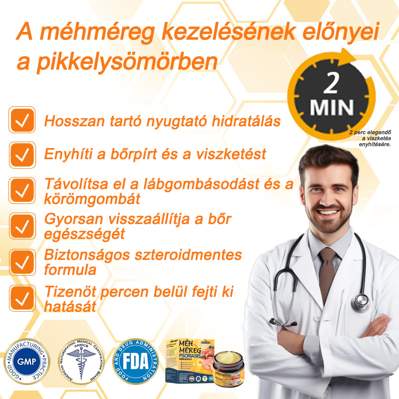 Ourlyard™ Méhméreg Haladó Psoriasis Kezelő Kenőcs (👨Orvos által ajánlott)