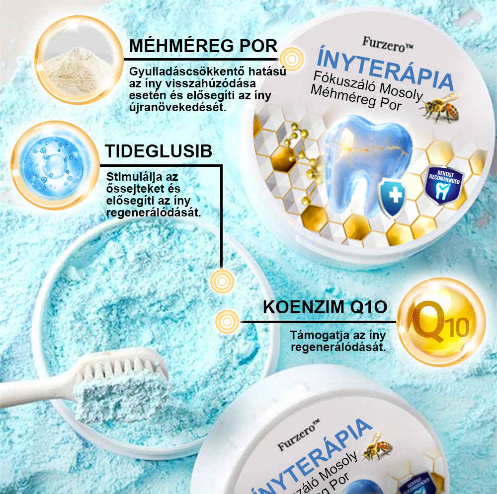 🇭🇺 Furzero® 𝑭𝒐𝒄𝒖𝒔𝒔𝒎𝒊𝒍𝒆 – Méhméreges szájápoló por 🦷